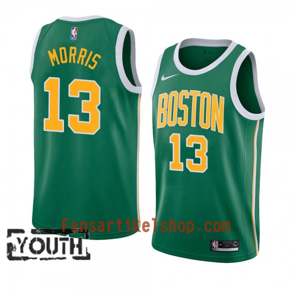 Boston Celtics Trikot Marcus Morris 13 2018-19 Nike Grün Swingman - Kinder